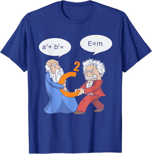 A2 B2 E MC Funny Scientist T-Shirt - T-Shirt | Royal