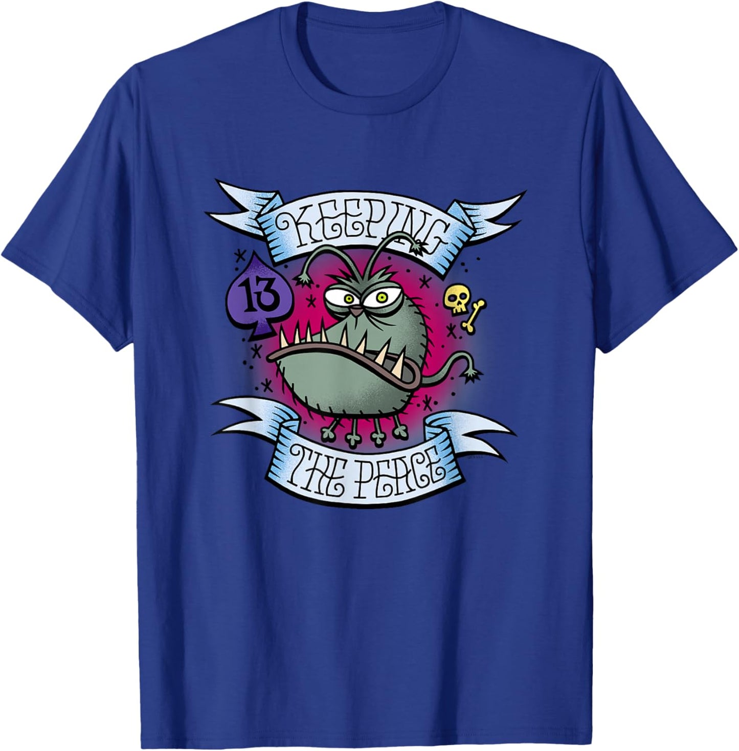 Minions Keeping The Peace Kyle Retro Logo T-Shirt - T-Shirt | Royal