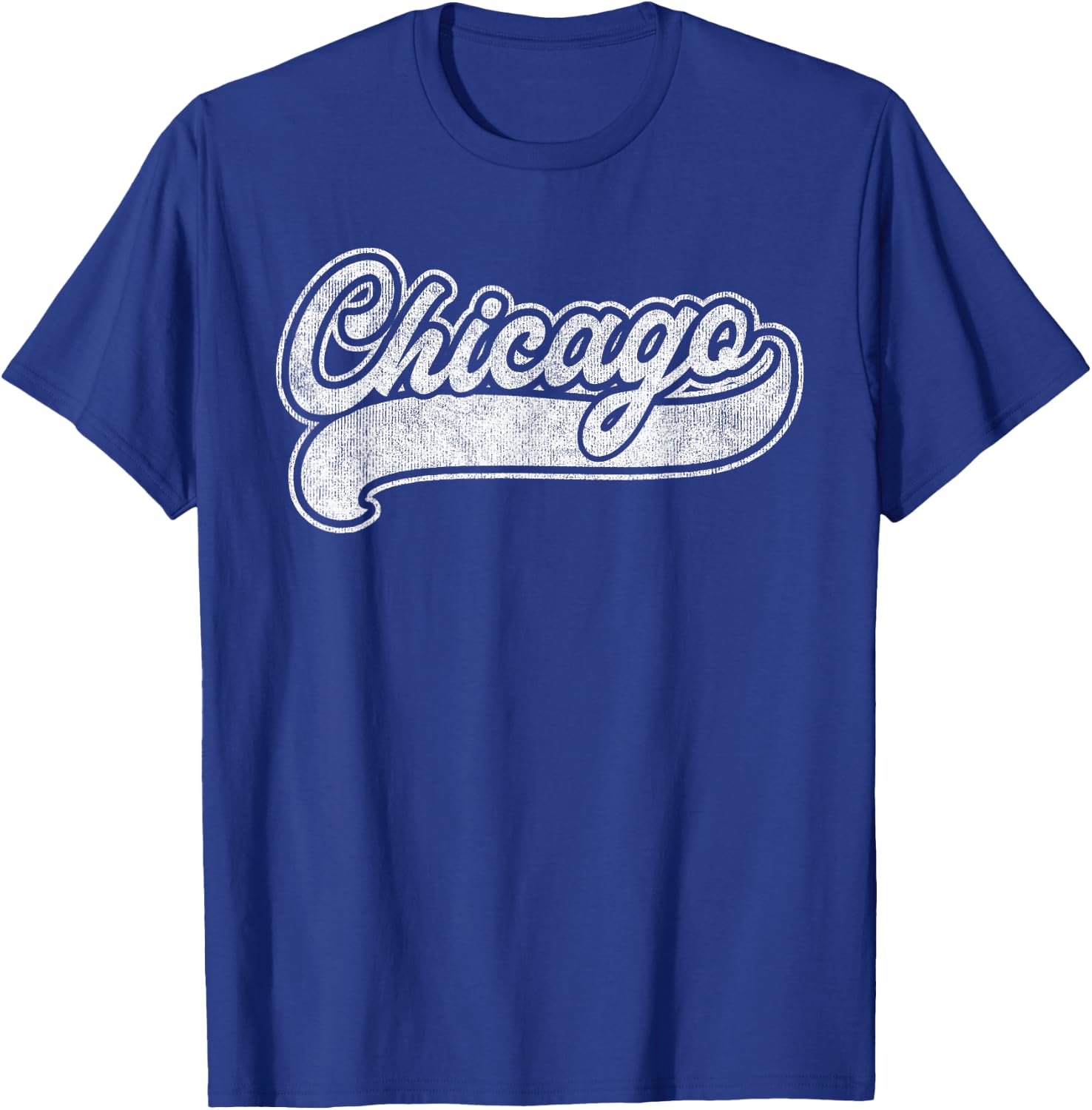 Chicago Illinois IL Shirt Retro Baseball Style Vintage Gift T-Shirt - T-Shirt | Royal