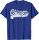 Chicago Illinois IL Shirt Retro Baseball Style Vintage Gift T-Shirt - T-Shirt | Royal