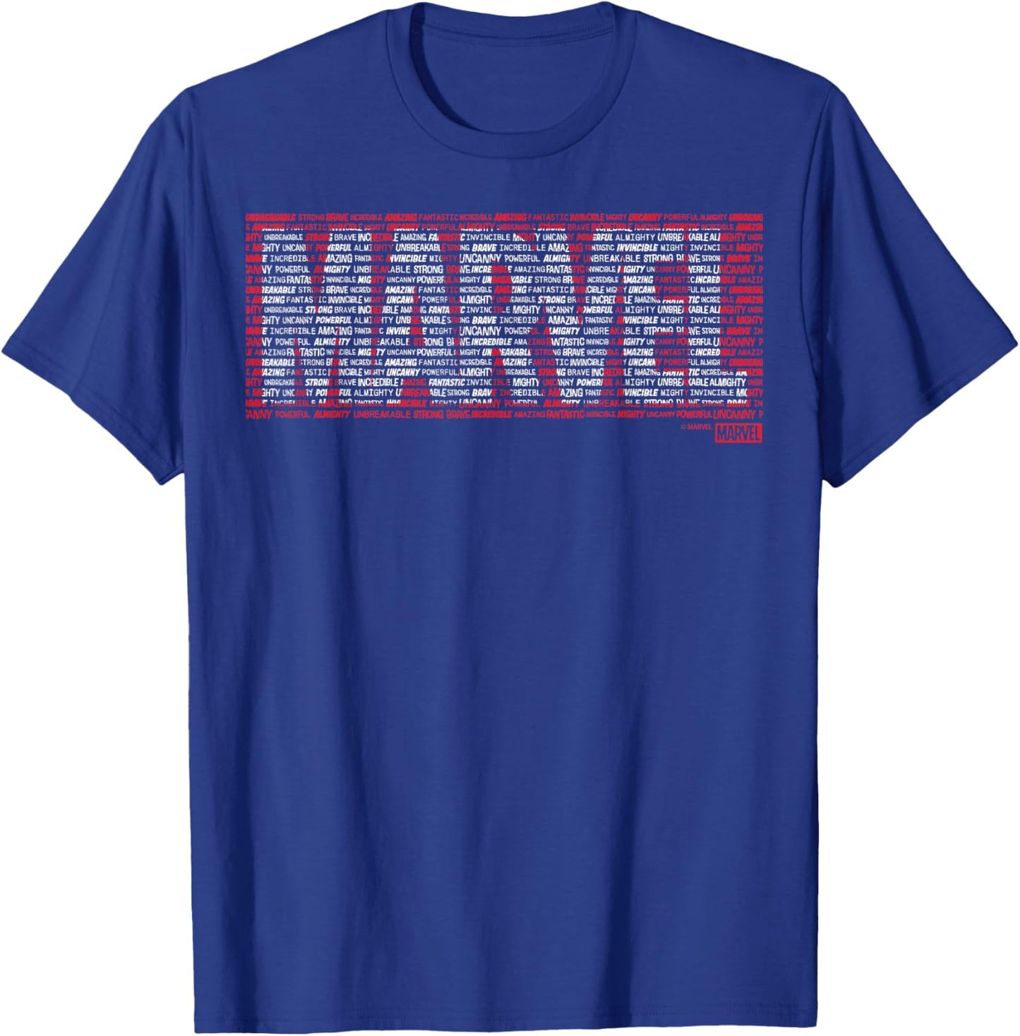 Marvel - Logo Word Fill T-Shirt - T-Shirt | Royal