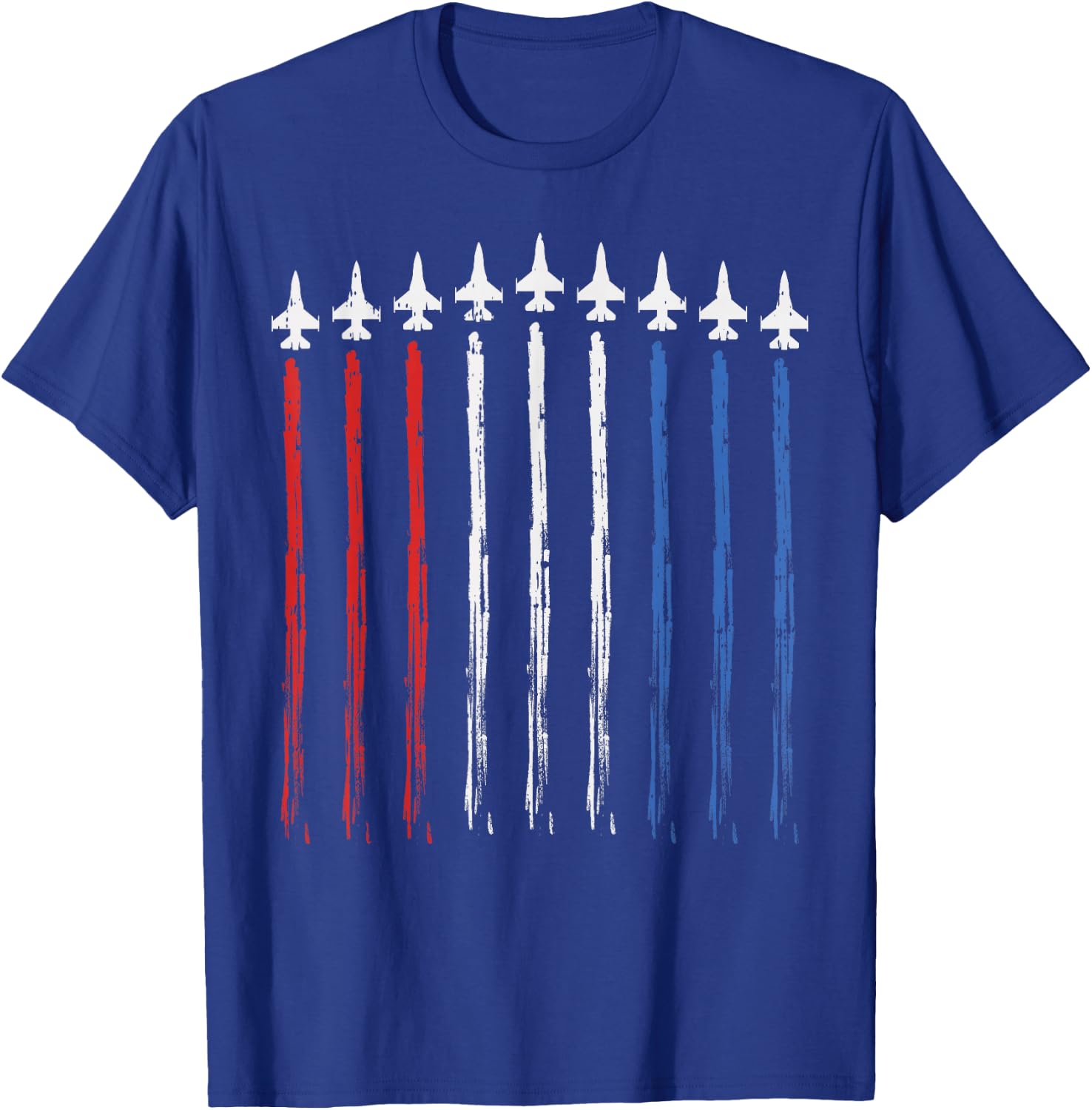 Jets US American Flag Independence 4th Of July Patriot Gift T-Shirt - T-Shirt | Royal