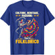 Ballet Folklorico Dancer Mexico Traditional Mexican Dance T-Shirt - T-Shirt | Royal