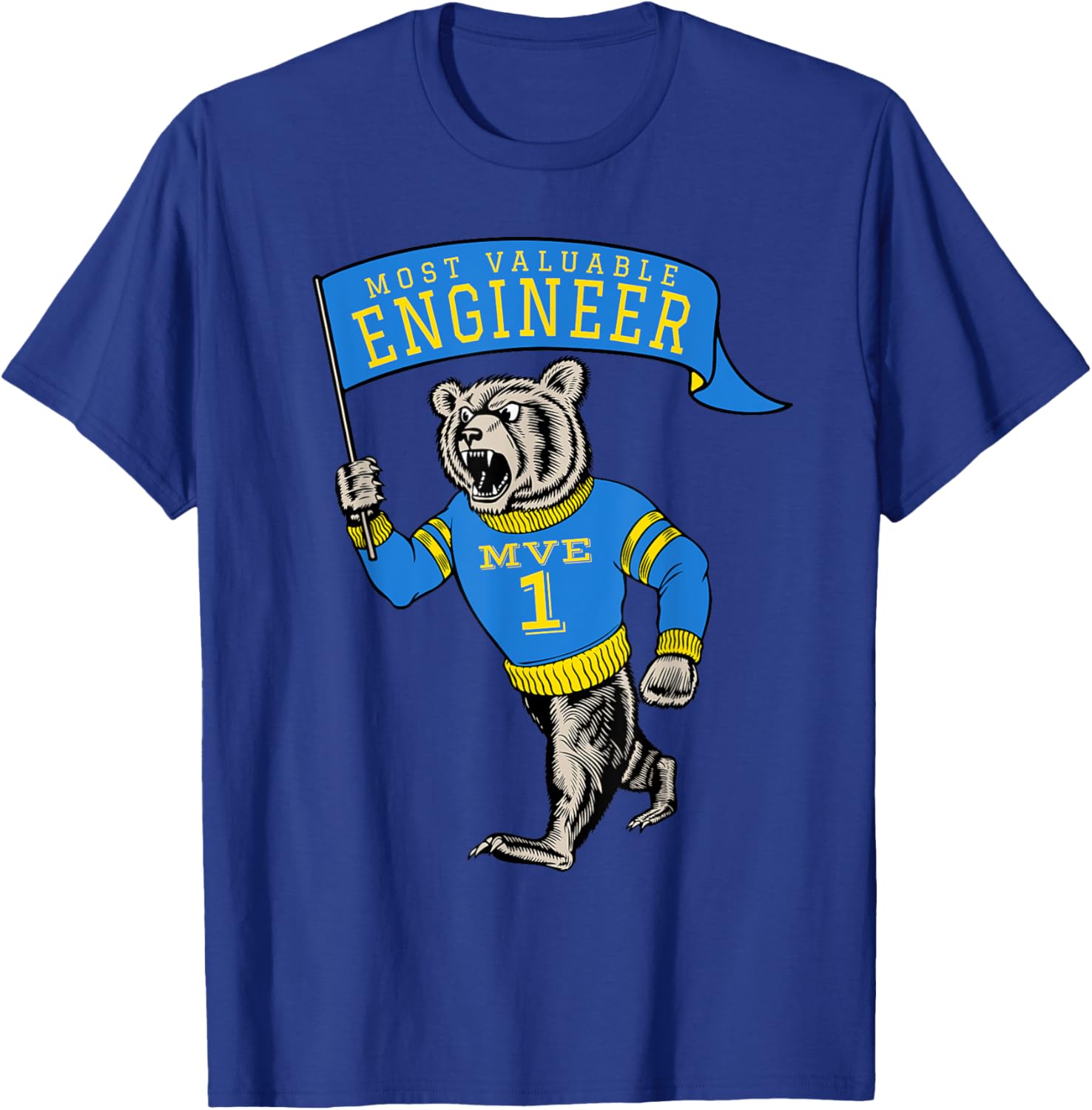 Funny Engineer Saying | Fun Engineering T-Shirt - T-Shirt | Royal