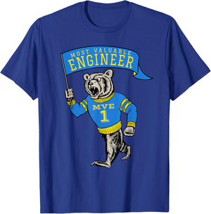 Funny Engineer Saying | Fun Engineering T-Shirt - T-Shirt | Royal