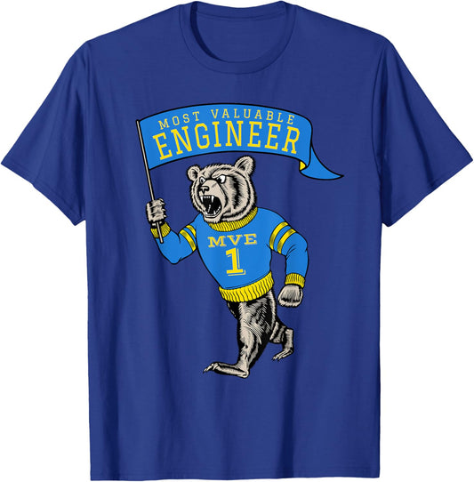 Funny Engineer Saying | Fun Engineering T-Shirt - T-Shirt | Royal
