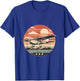 C-172 Skyhawk Vintage C172 Airplane Retro Sunset Pilot T-Shirt - T-Shirt | Royal