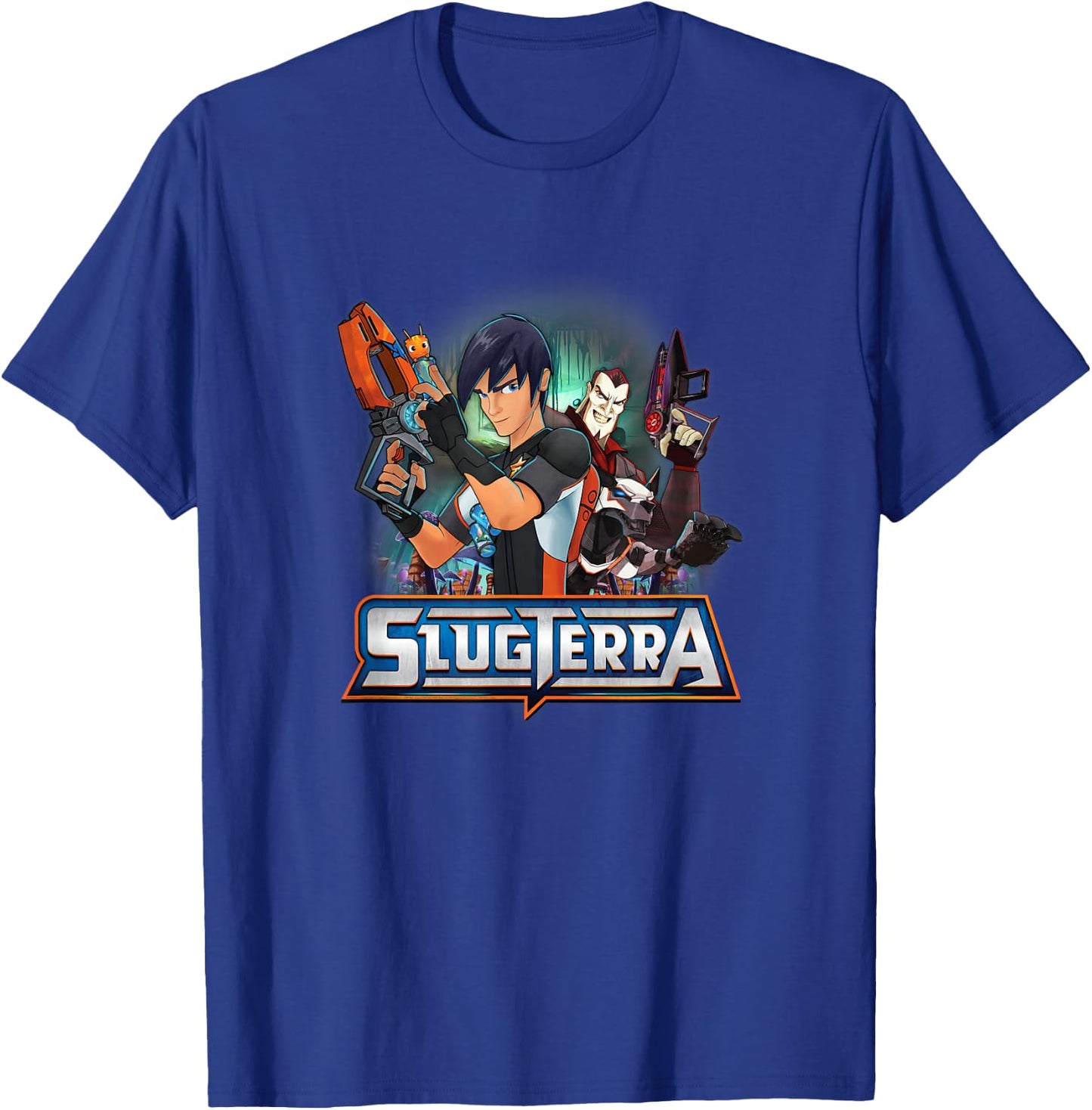 Slugterra - Eli and Dr. Thaddius Blakk T-Shirt - T-Shirt | Royal