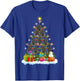 Guinea Fowl Bird Christmas Tree Gifts -Kids Xmas Holiday Funny Guinea Fowl Bird Christmas Tree Black Animal Print Modern Novelty Cotton 60% Polyester 40% Kids Small T-Shirt - T-Shirt | Royal