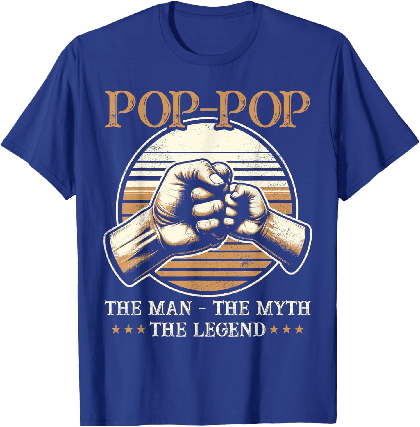 Pop-Pop The Man The Myth The Legend - Grandpa T-Shirt - T-Shirt | Royal