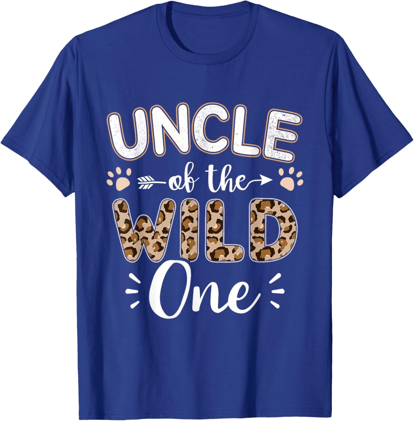 Uncle of the wild one birthday girl matching family party T-Shirt - T-Shirt | Royal