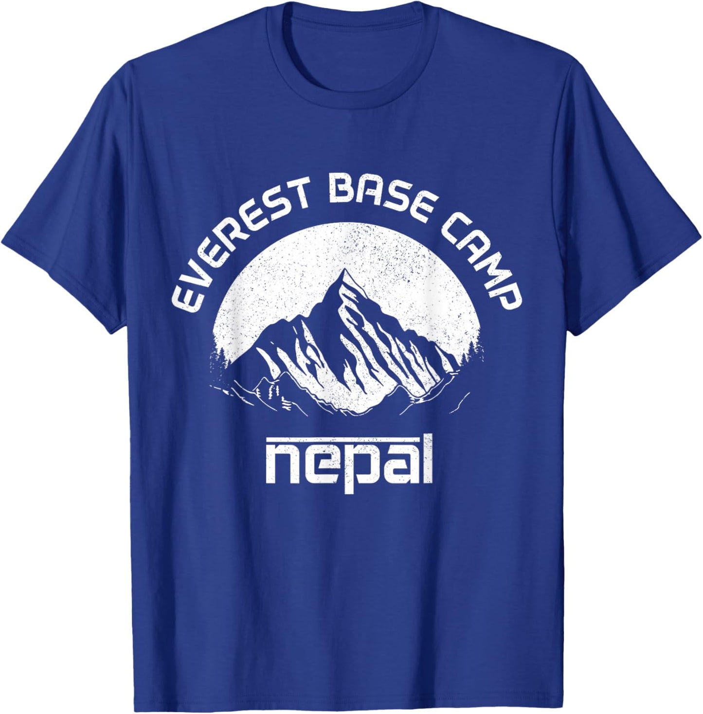 Mount Everest Nepal Himalaya Mountaineer Mountain Souvenir T-Shirt - T-Shirt | Royal
