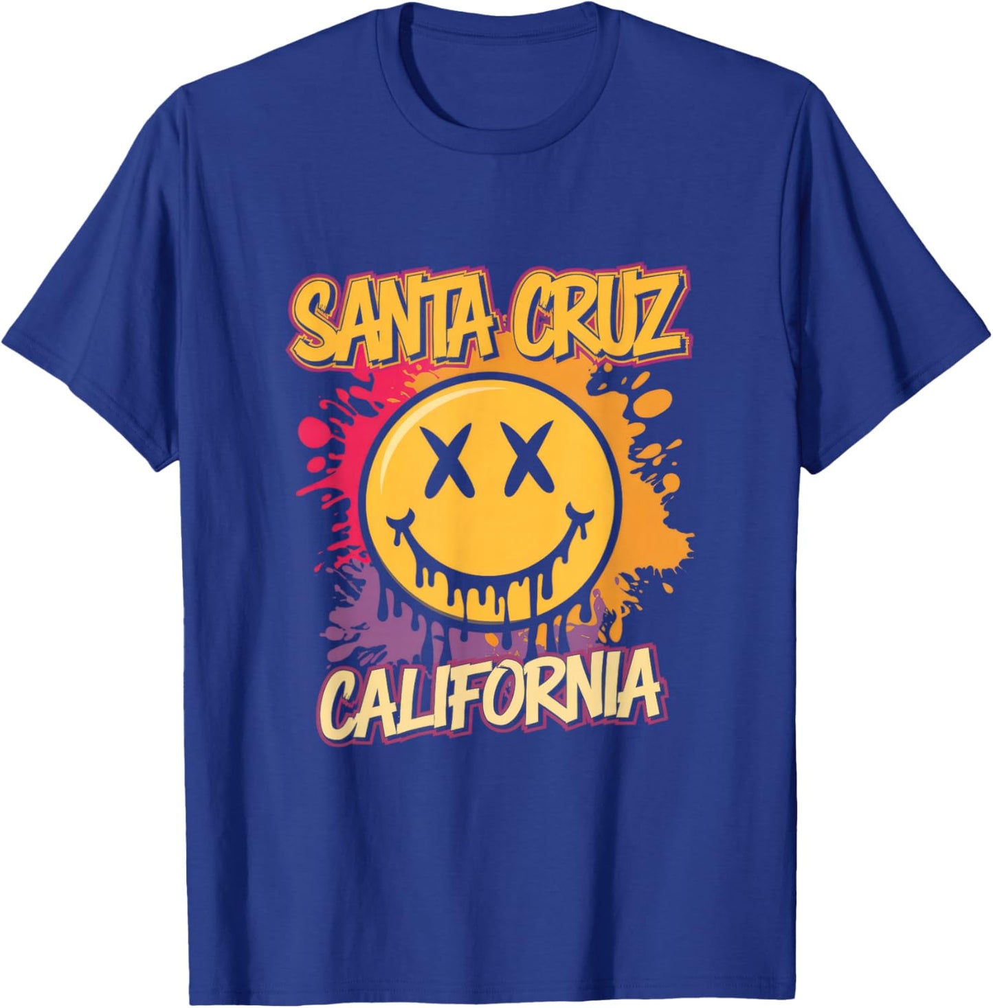 Santa Cruz California - Santa Cruz California T-Shirt - T-Shirt | Royal