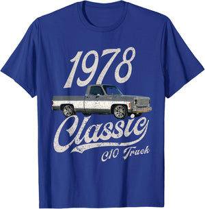1978 78 C10 Truck T-Shirt - T-Shirt | Royal