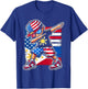 Half Filipino Half American USA Flag Philippines America T-Shirt - T-Shirt | Royal