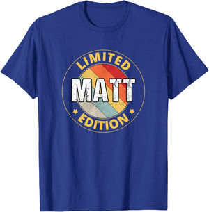 Matt Name T-Shirt - T-Shirt | Royal