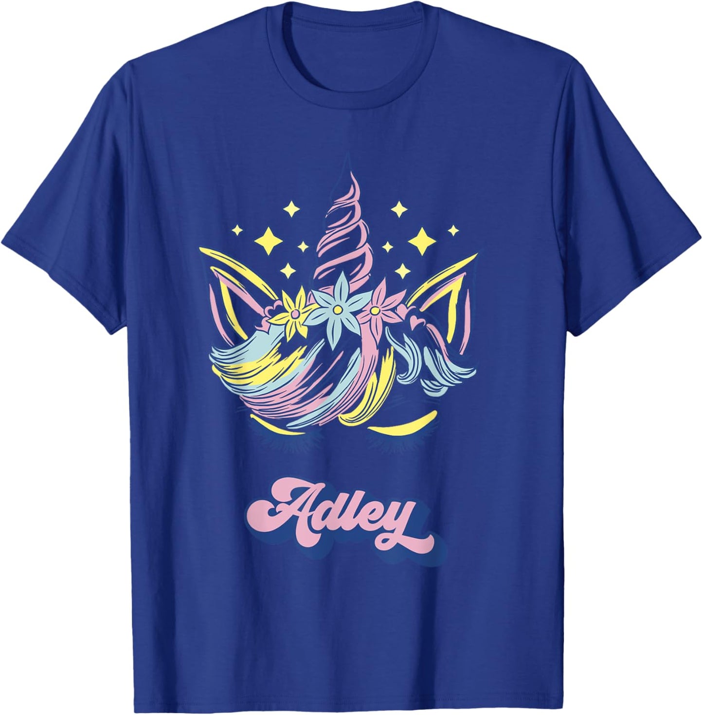 Adley Merch Unicorn Design T-Shirt - T-Shirt | Royal
