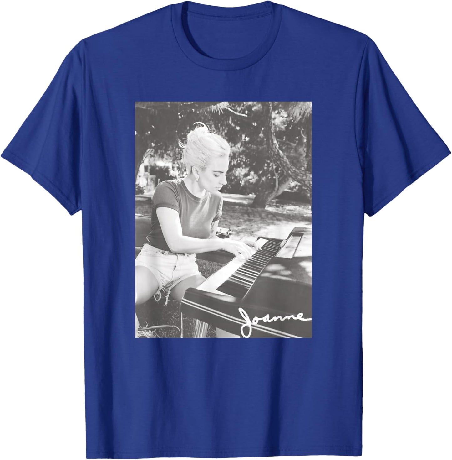 Official Lady Gaga Joanne Photo T-Shirt - T-Shirt | Royal