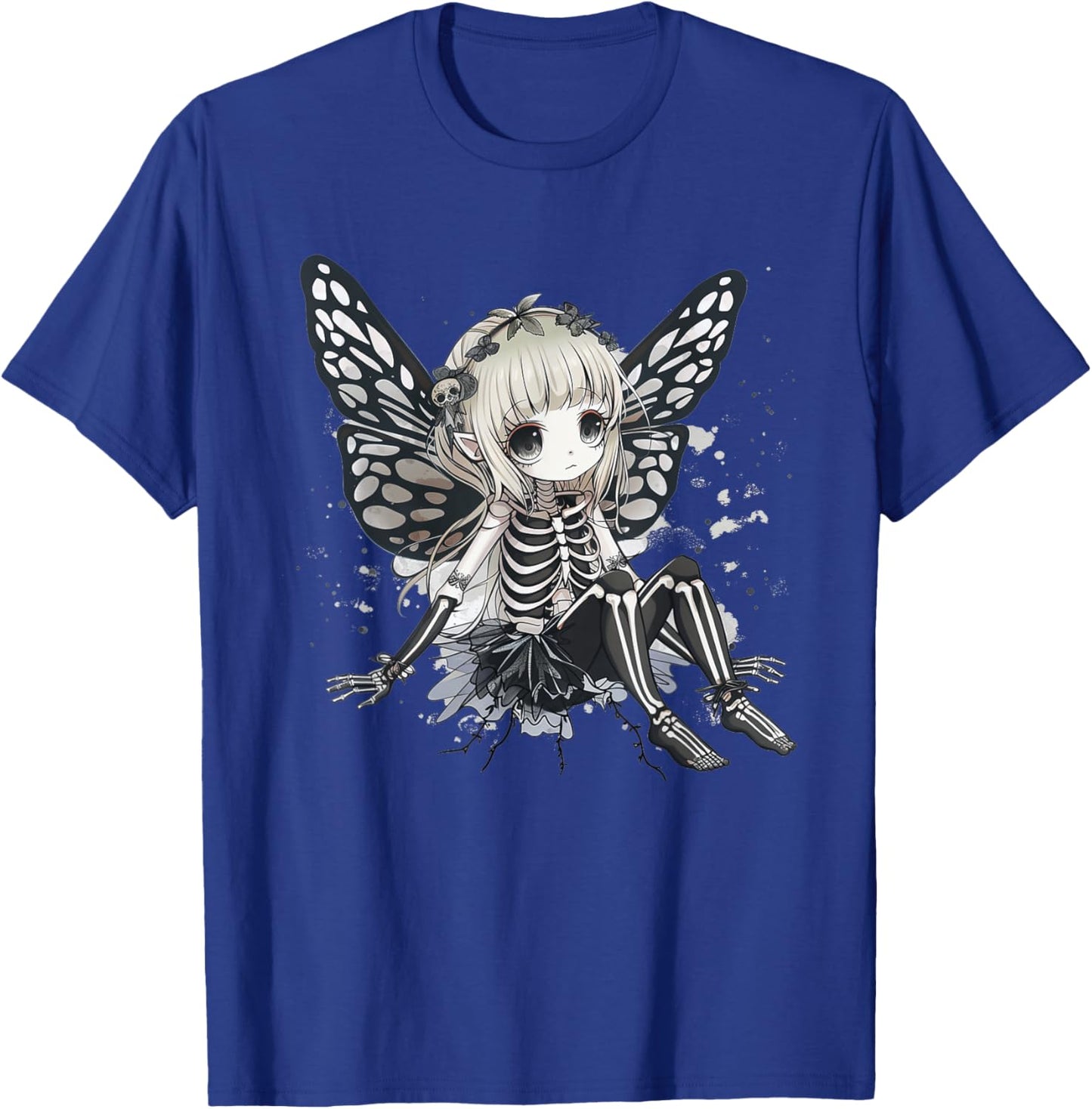 Skeleton Fairy Anime Goth Kawaii T-Shirt - T-Shirt | Royal