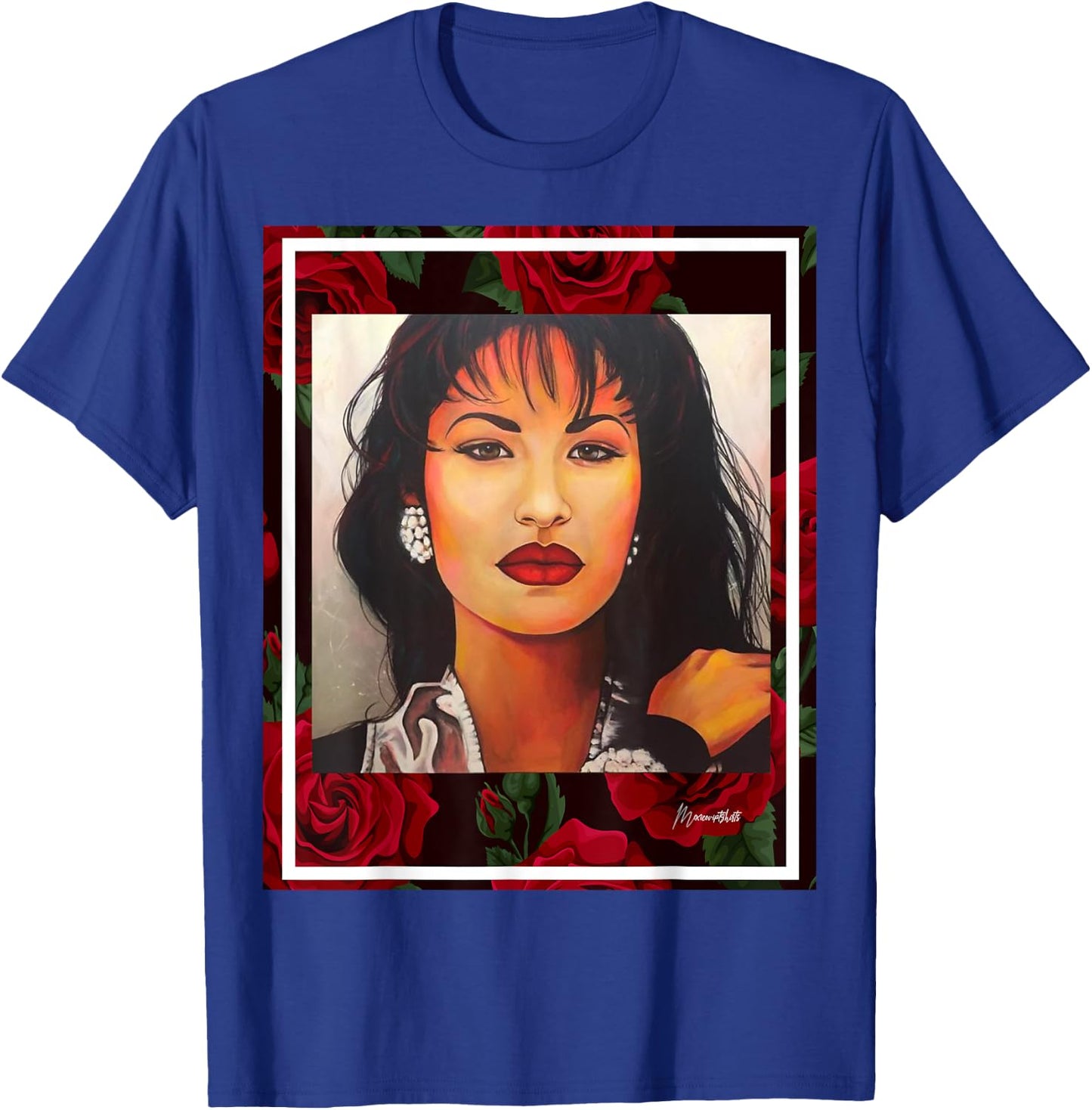 Red Roses Mexican Artist T-Shirt - T-Shirt | Royal
