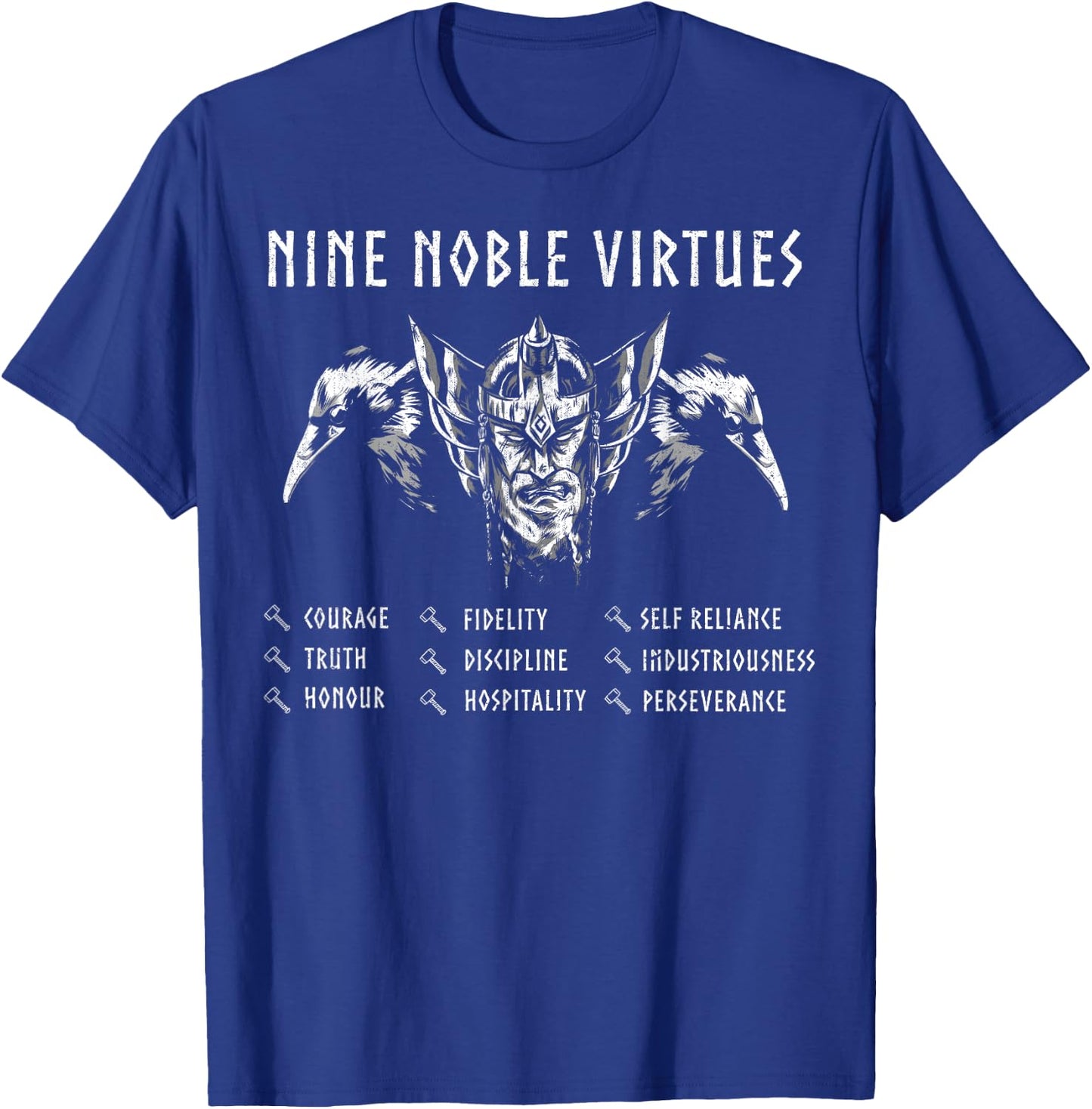 Nine Noble Virtues Shirt, Vikings Pride, Norse T-Shirt - T-Shirt | Royal