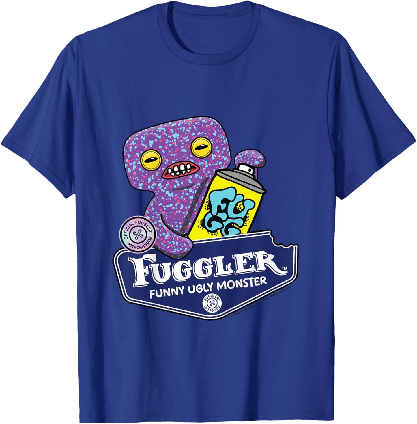 Fuggler Squidge Funny Ugly Monsters Kids T-Shirt - T-Shirt | Royal