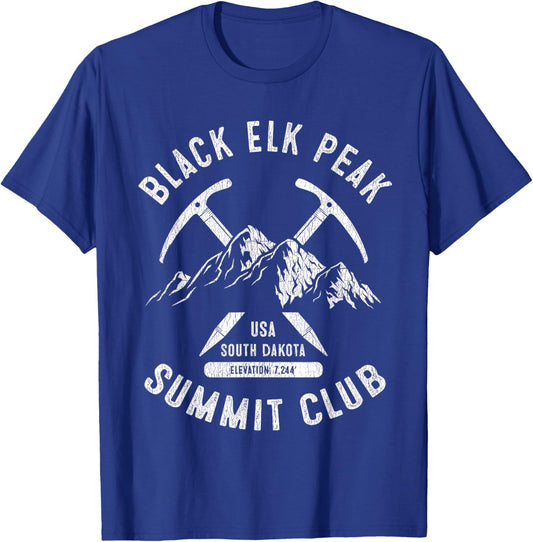 Black Elk Peak Summit Club I Climbed Black Elk Peak T-Shirt - T-Shirt | Royal