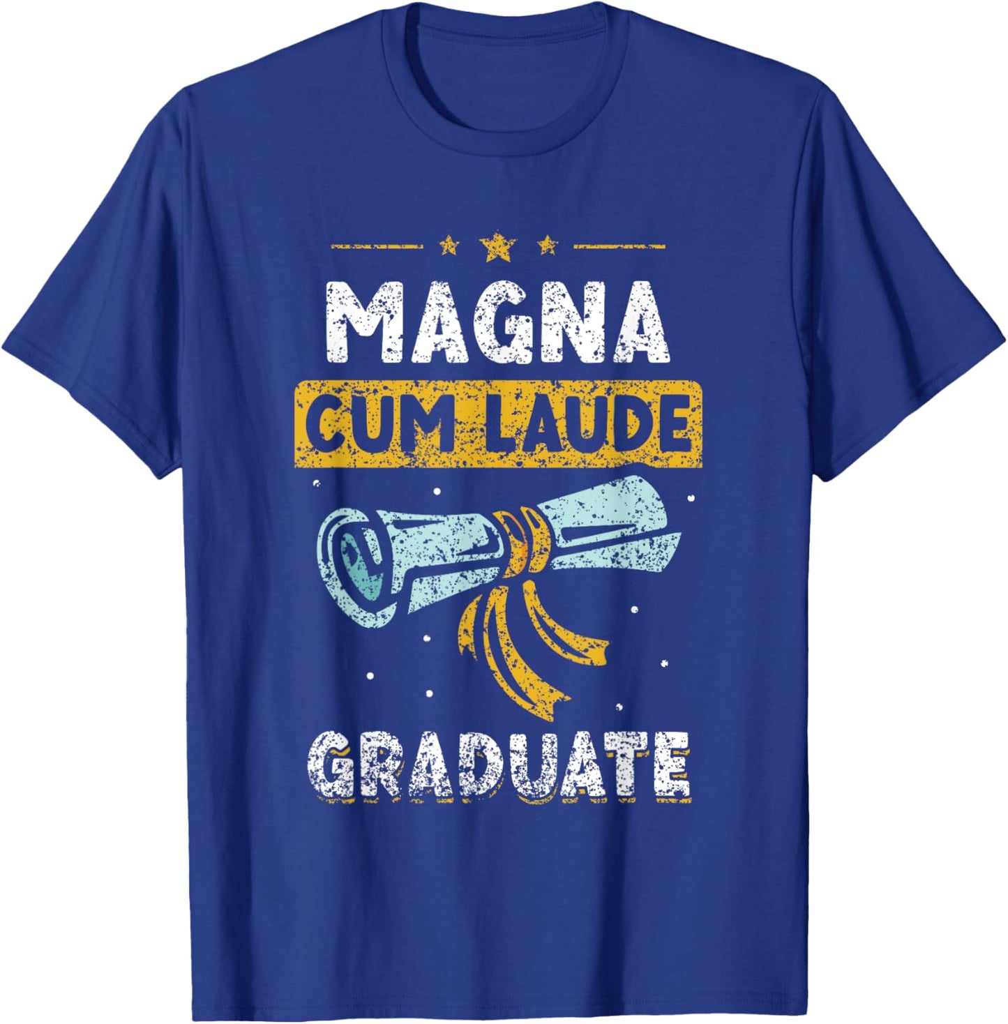 Magna Cum Laude Graduate Family Graduation Graduates T-Shirt - T-Shirt | Royal