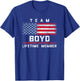 Boyd Family Name - Team Boyd Lifetime Member T-Shirt - T-Shirt | Royal