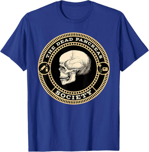 Dead Pancreas Society Type One Diabetes T1D Awareness Skull T-Shirt - T-Shirt | Royal