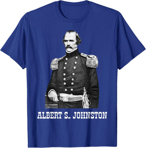 Albert Sidney Johnston American Civil War History T-Shirt - T-Shirt | Royal