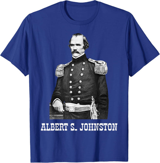 Albert Sidney Johnston American Civil War History T-Shirt - T-Shirt | Royal