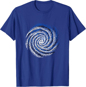 Spiral Swirl Space Galaxy Nebula T-Shirt - T-Shirt | Royal