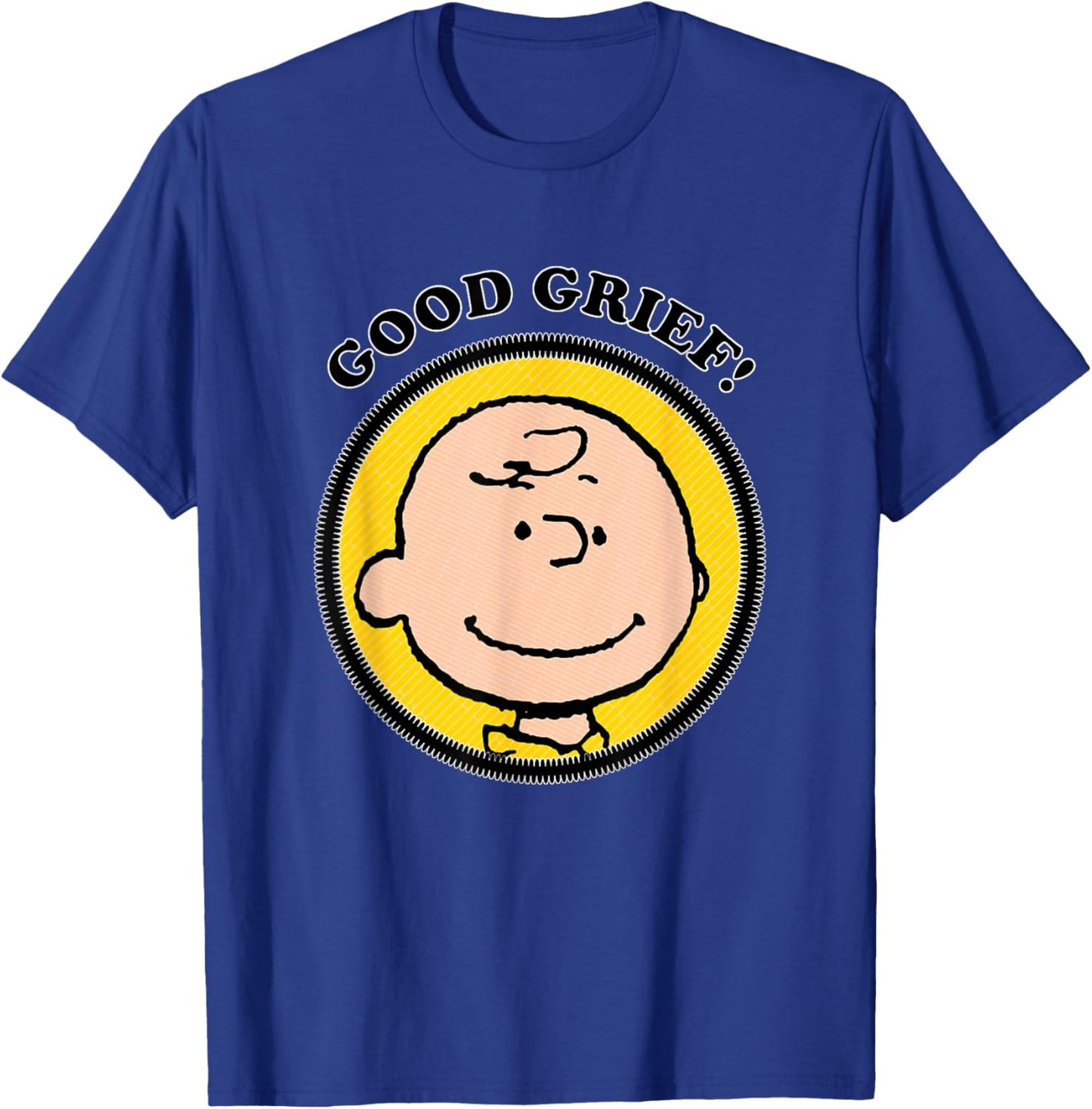 Peanuts Charlie Brown Good Grief T-Shirt - T-Shirt | Royal