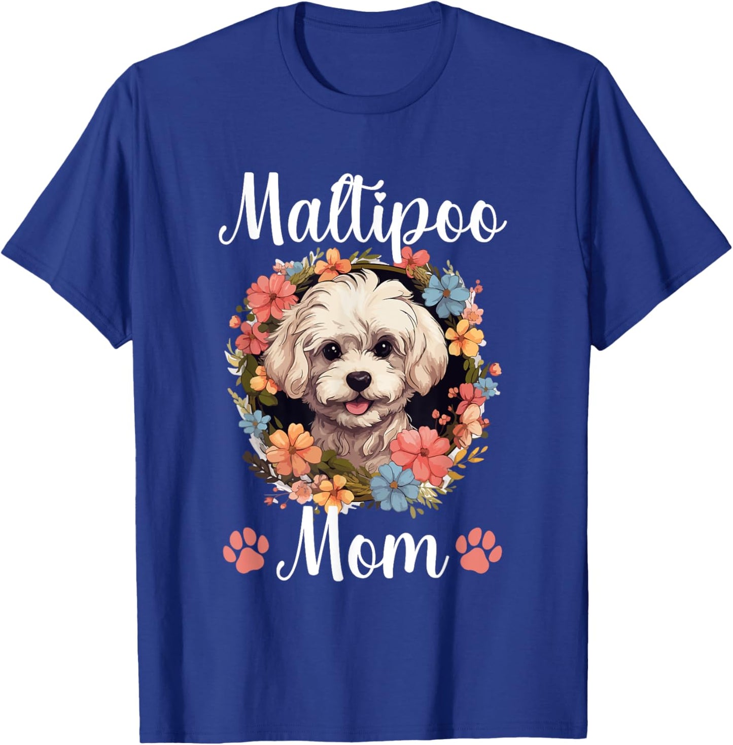 Maltipoo Dog Breed Pet Maltipoo Mom T-Shirt - T-Shirt | Royal