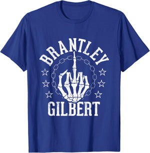 Brantley Gilbert - Middle Finger T-Shirt - T-Shirt | Royal