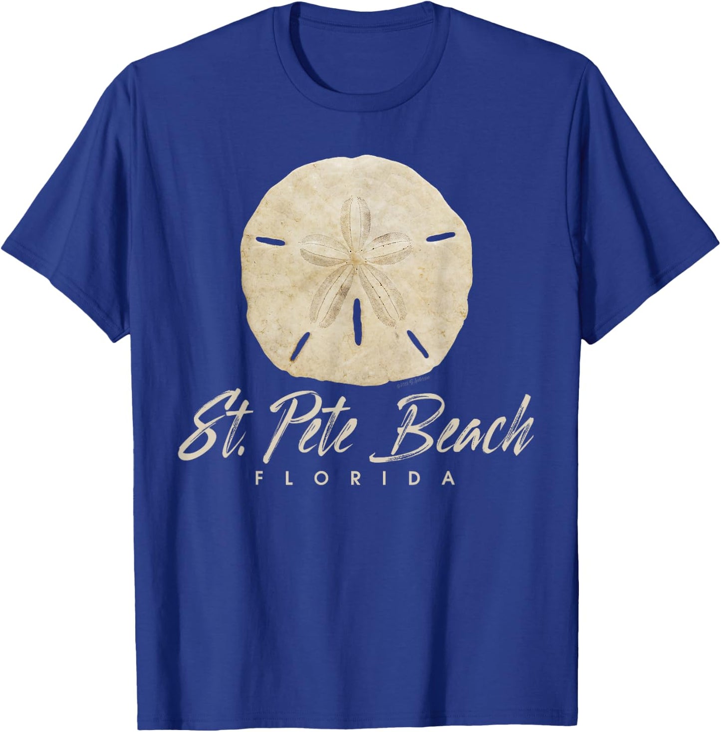 St. Pete Beach Florida Shelling Gift Souvenir Sand Dollar T-Shirt - T-Shirt | Royal
