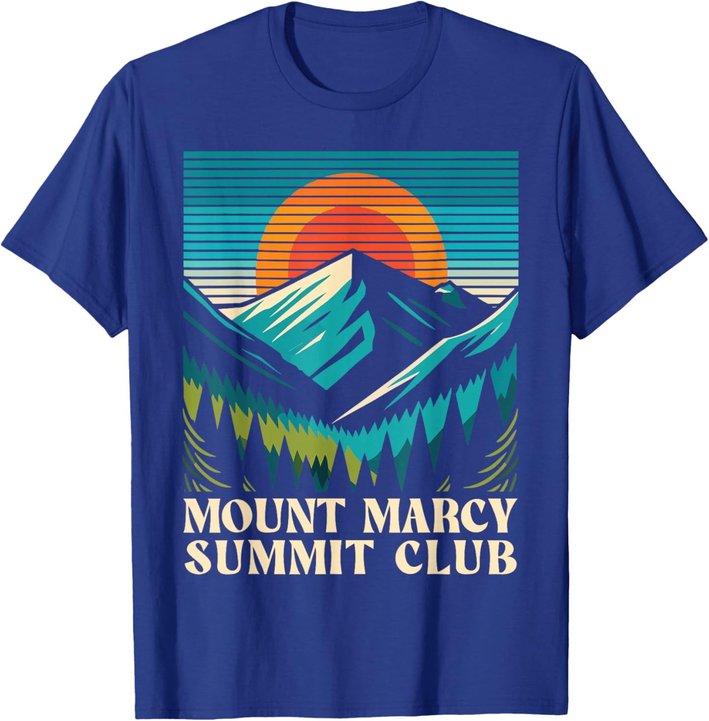 Mount Marcy Summit Club, Mt Marcy T-Shirt - T-Shirt | Royal