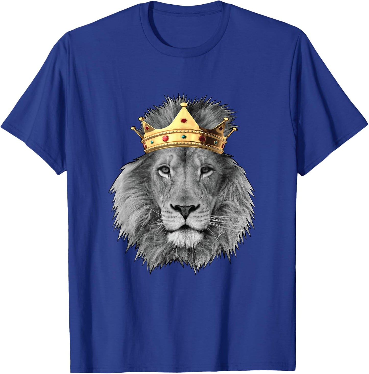 King Lion Crown Super King of Animals Shirt T-Shirt - T-Shirt | Royal