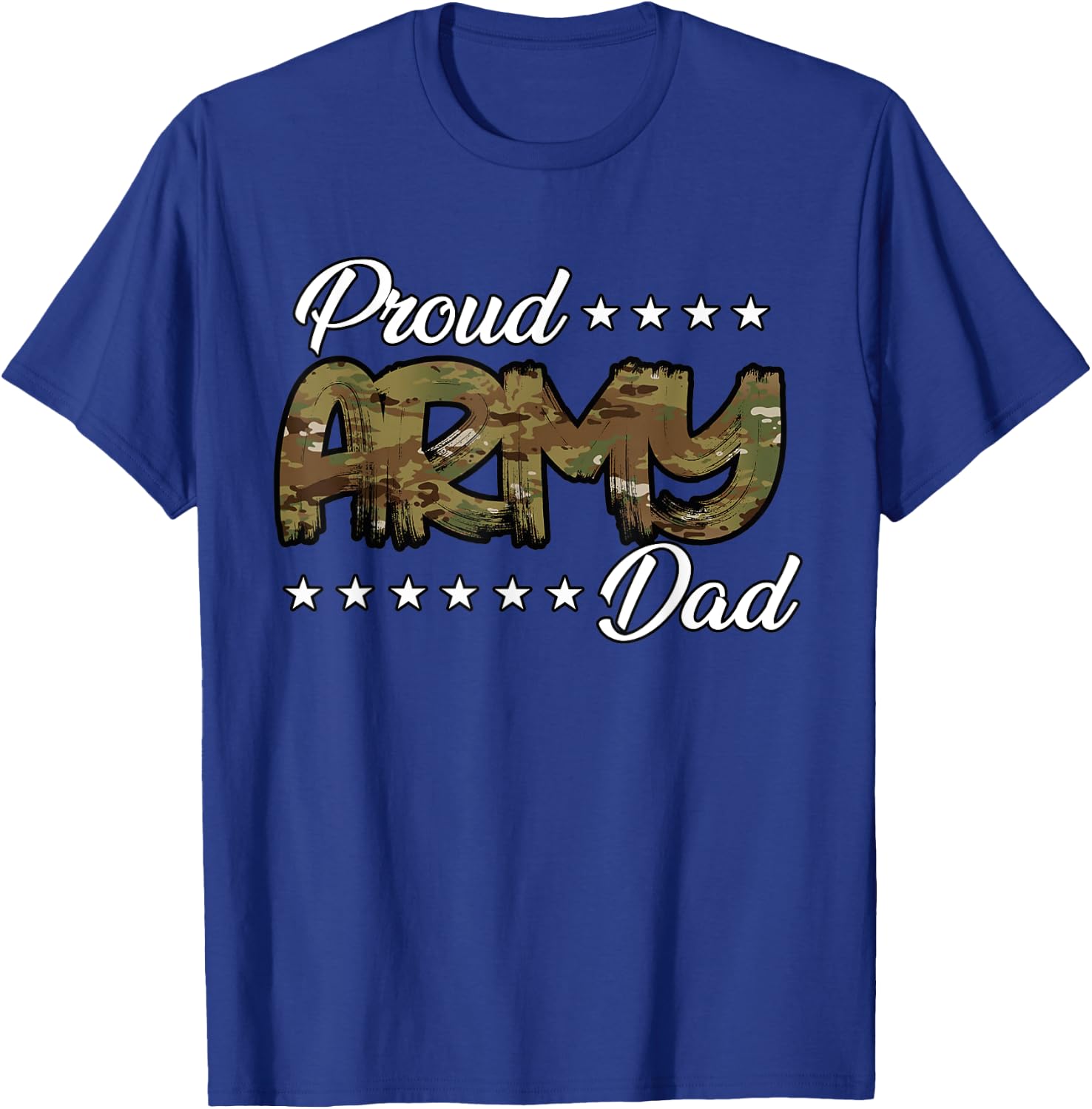 OCP Bold Proud Army Dad T-Shirt - T-Shirt | Royal