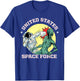 United States Space Force - Funny Space Lover & UFO Alien T-Shirt - T-Shirt | Royal