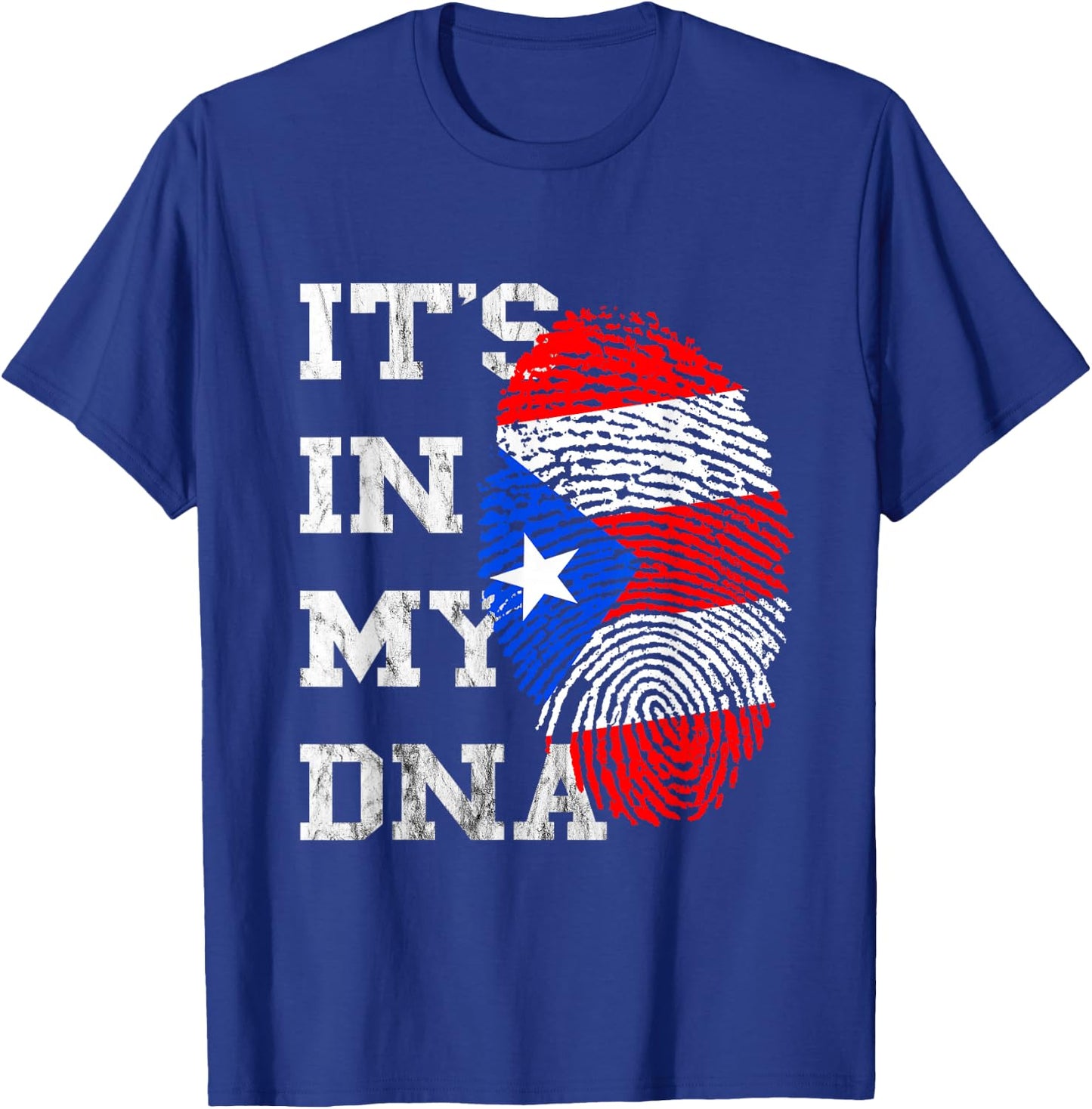 It is in My DNA Puerto Ricaner Genetics Puerto Rico T-Shirt - T-Shirt | Royal