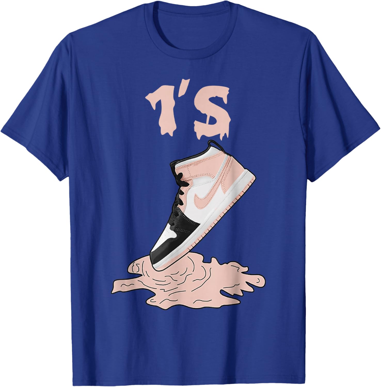 Snkr mtch 1 mid arctic crimson tint orange T-Shirt - T-Shirt | Royal