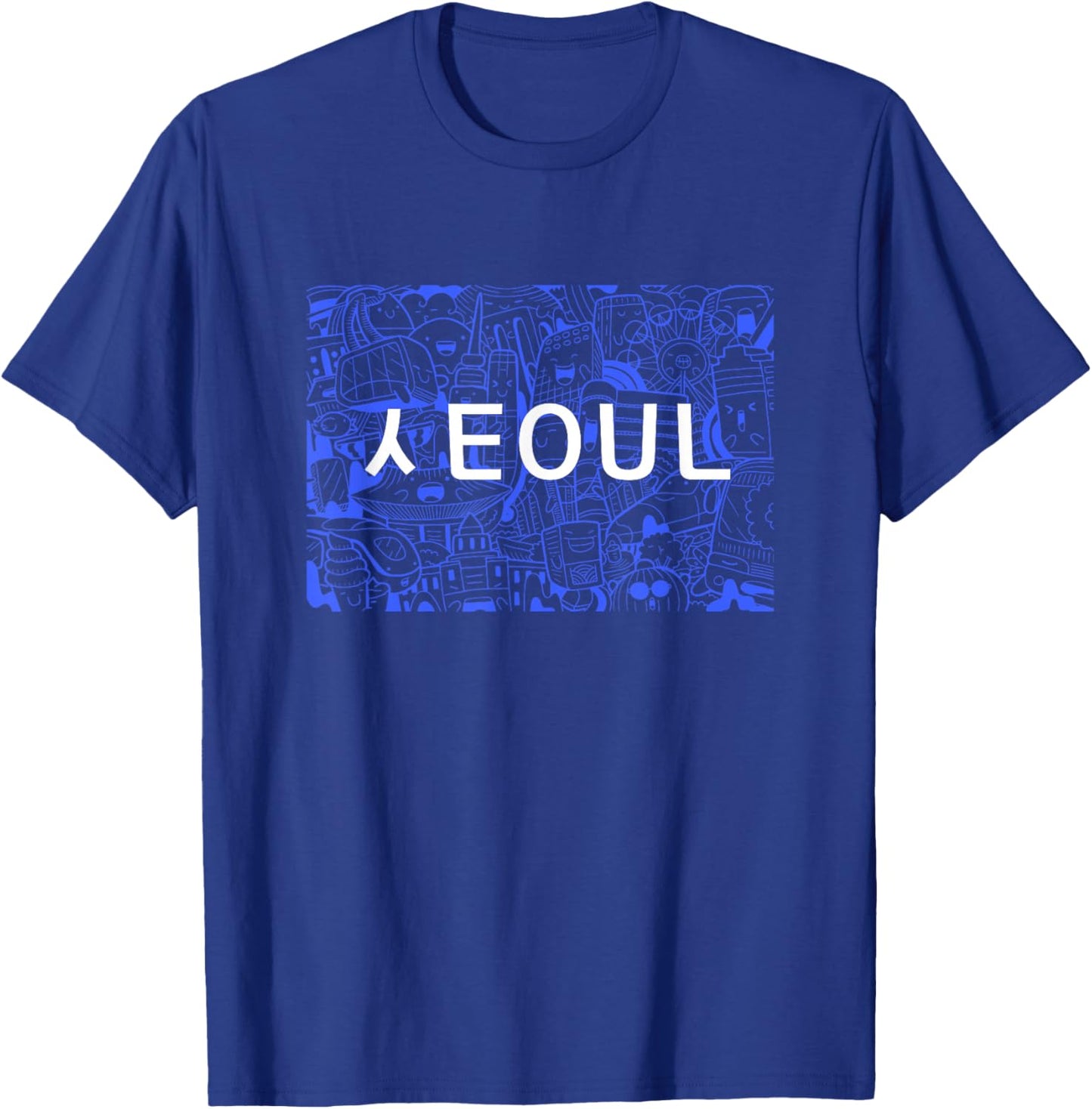 Seoul Korean Hangul Hanguk language city culture kpop T-Shirt - T-Shirt | Royal