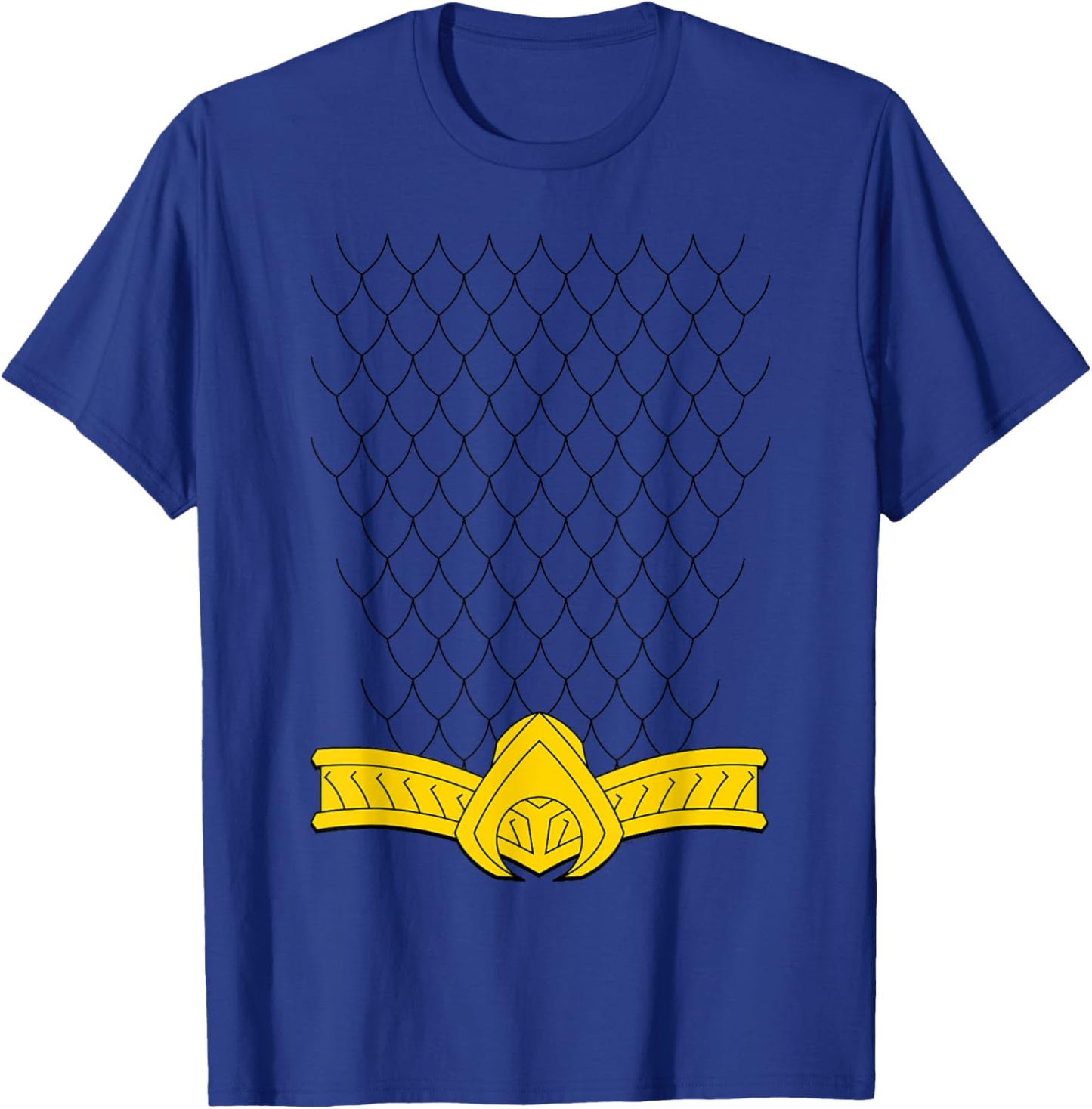 Aquaman New Uniform Halloween Costume T-Shirt - T-Shirt | Royal