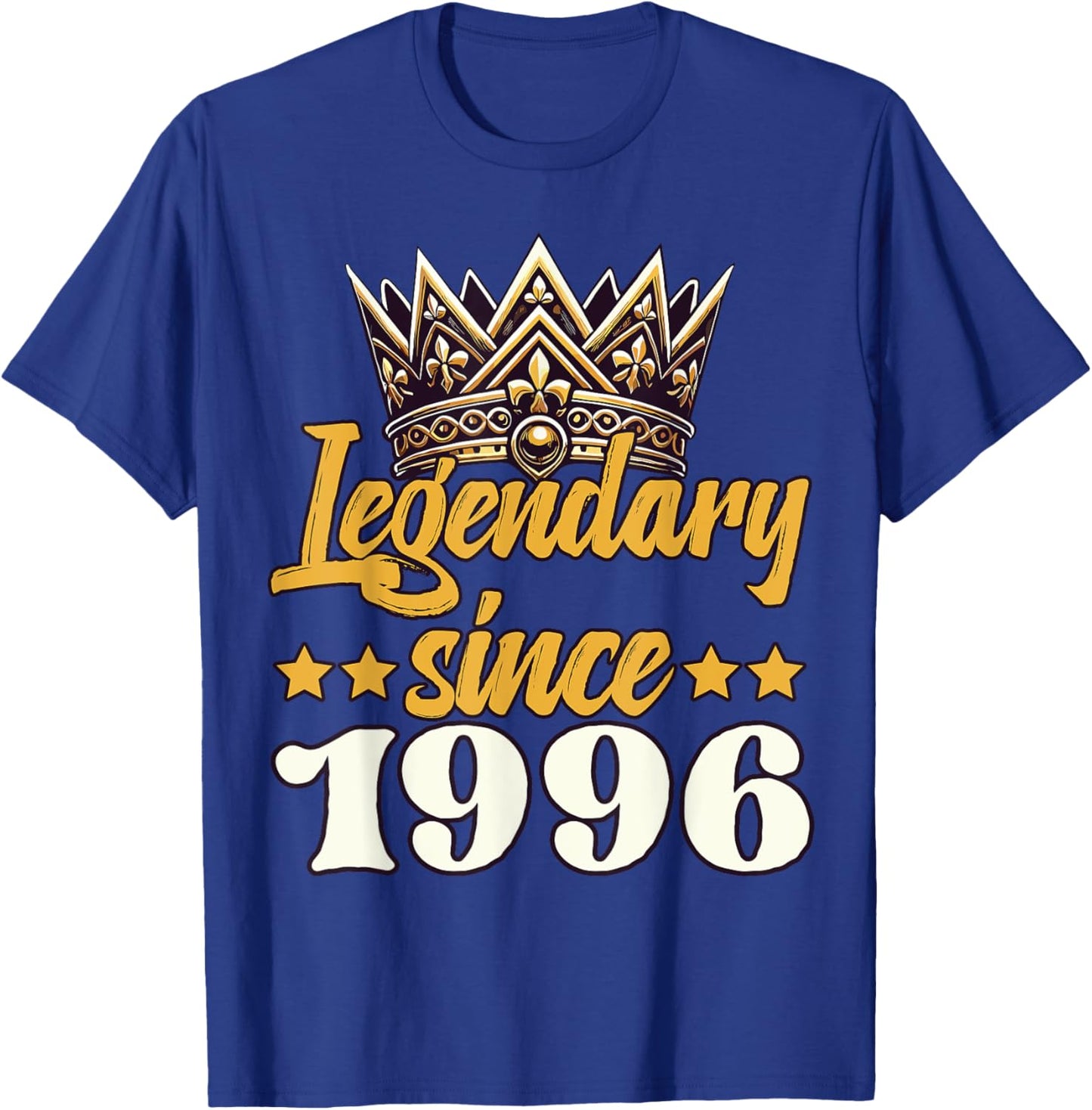 Legendary King Since 1996 Birthday T-Shirt - T-Shirt | Royal