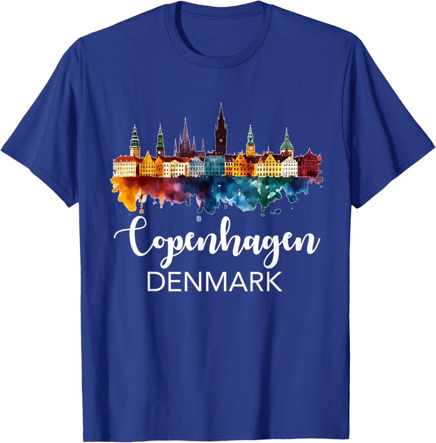 Copenhagen Souvenir Denmark Skyline Proud Danish Men Women T-Shirt - T-Shirt | Royal
