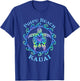 Poipu Beach Kauai Hawaii Vacation Colorful Turtle T-Shirt - T-Shirt | Royal