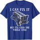 I Can Fix It Engine Funny Car Auto Mechanic Garage Men T-Shirt - T-Shirt | Royal