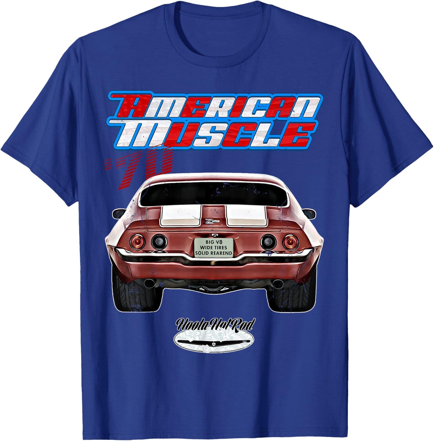 1970 Street Drag Car 70 HotRod Hot Rod Custom Oldtimer Oldie T-Shirt - T-Shirt | Royal